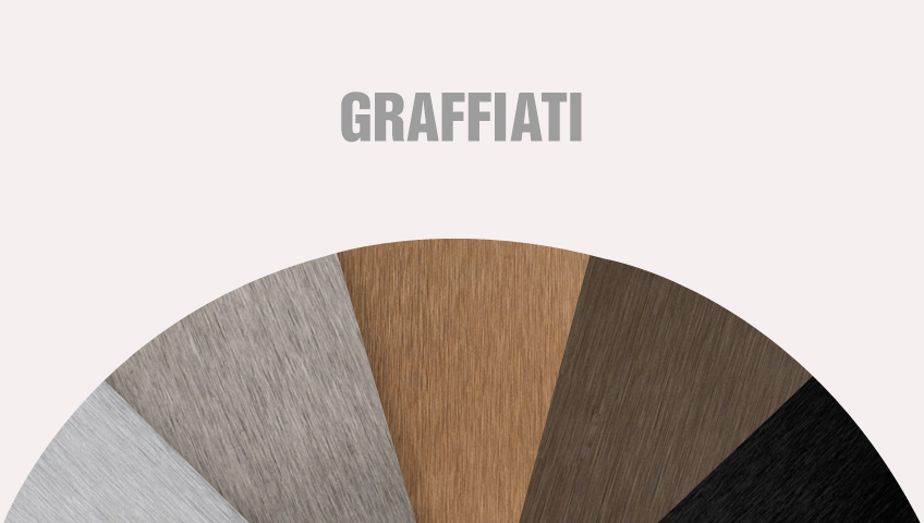 Cartella colori ossidati graffiati