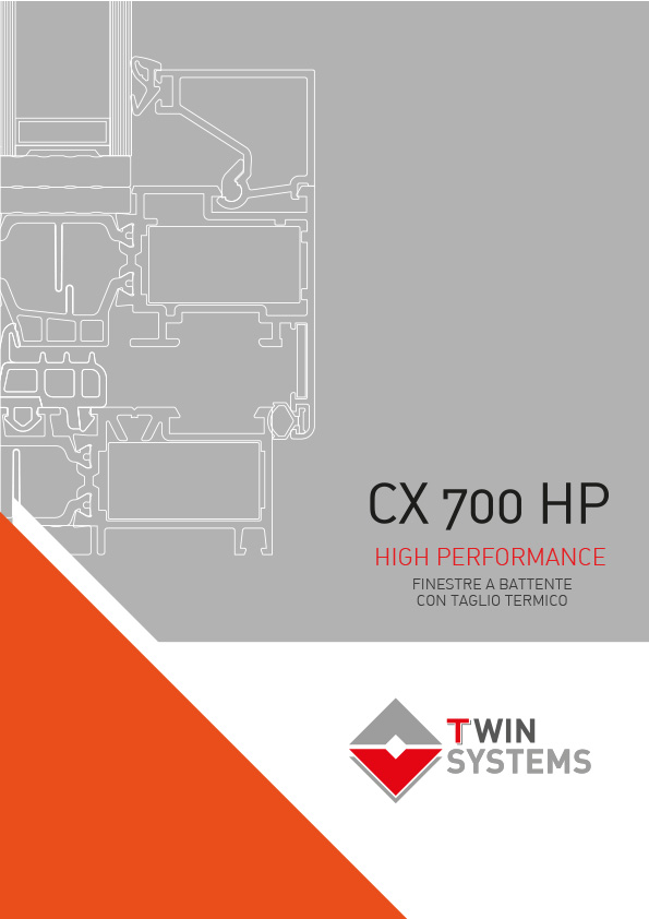 Twin Systems Catalogo serramenti CX 700 HP