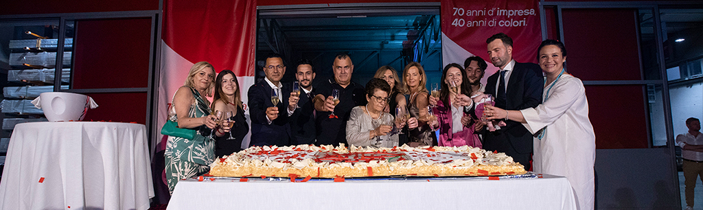 italbacolor festeggia 70 anni